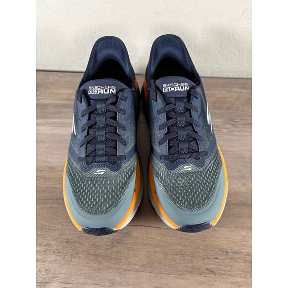 Men Shoes‎ SKECHERS Hands Free Slip-ins Navy Orange Max Cushion Premier 2.0 Sz 9 main image 8